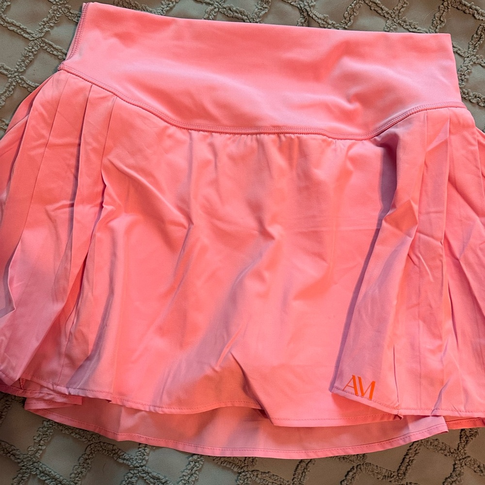 NWT pink tennis skort with spandex lining
